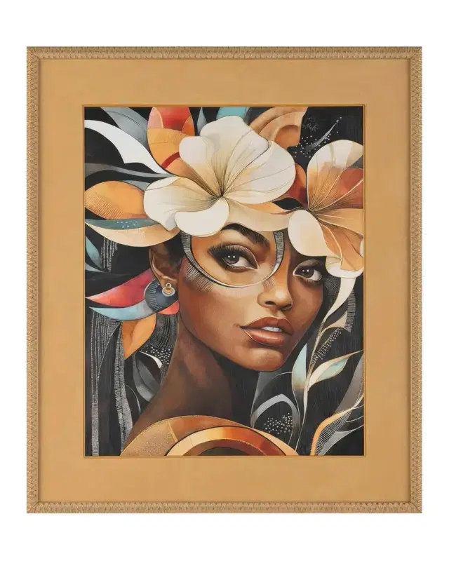 John-Richard Collection "Multicultural II" Framed Giclee by Honiker