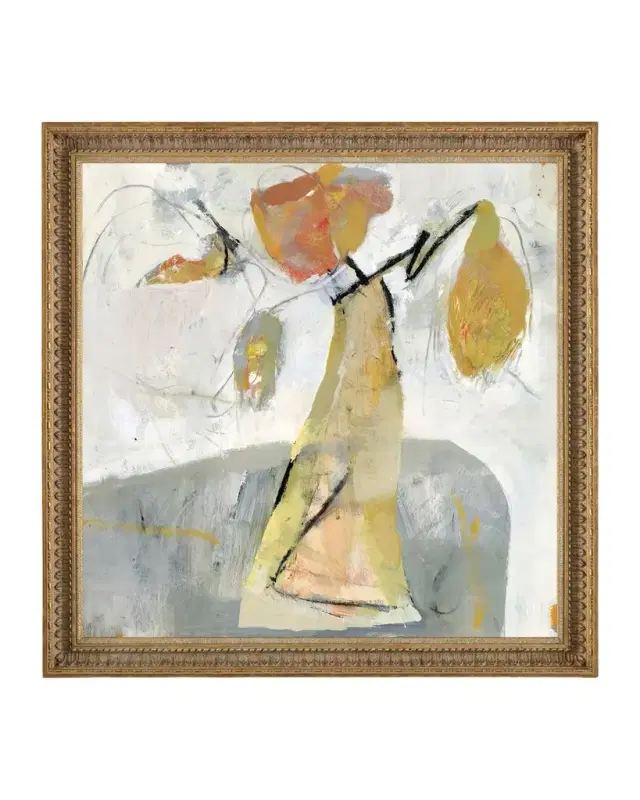 John-Richard Collection "Floral No. 4" Framed Giclee by Donna Weathers