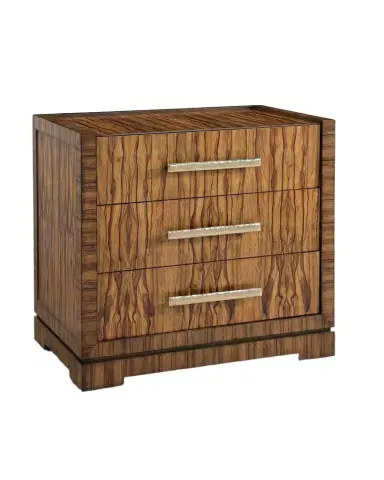 John-Richard Collection Borneo 3-Drawer Nightstand | Thumbnail 1