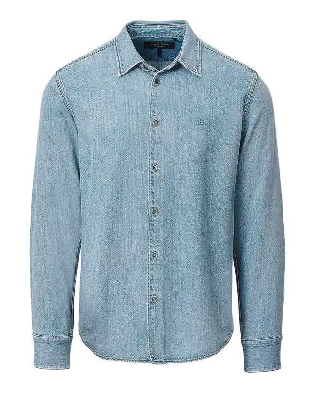 rag & bone Men 's Tomlin Denim Shirt