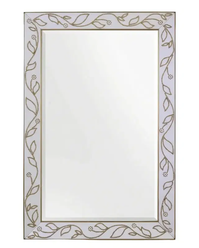 John-Richard Collection Napa 60" Leather Wall Mirror