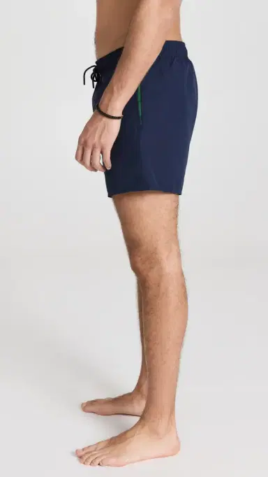 Lacoste Quick-Dry Swim Shorts 5.5 381-green/navy blue | Thumbnail 4