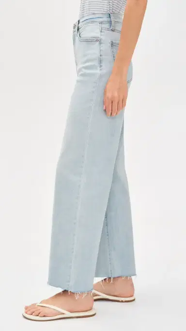 DAZE Pleaser High Rise Wide Ankle Jeans Detour 30 | Thumbnail 4
