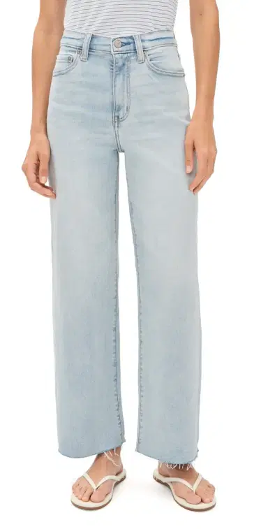 DAZE Pleaser High Rise Wide Ankle Jeans Detour 30 | Thumbnail 1