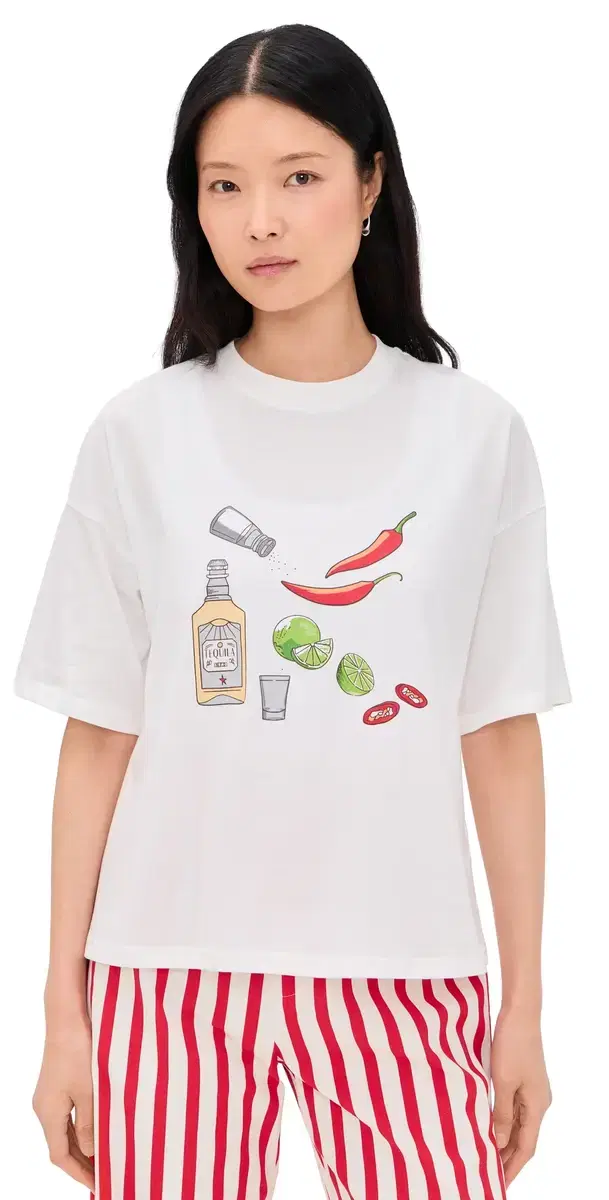 Never Fully Dressed picy Margarita Ingredients T-hirt White