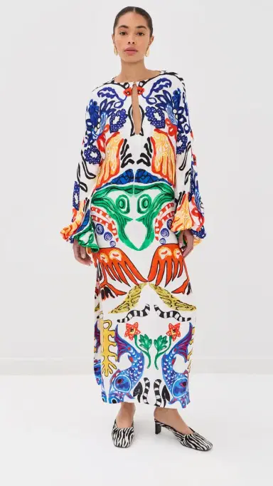 STELLA JEAN Graphic Maxi Dress | Thumbnail 2