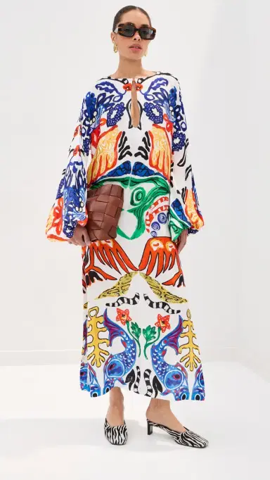STELLA JEAN Graphic Maxi Dress | Thumbnail 5