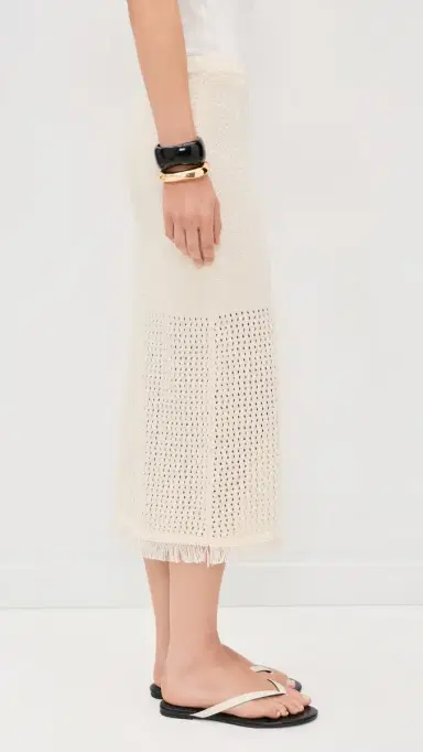 Velvet Blythe Skirt Milk M | Thumbnail 4