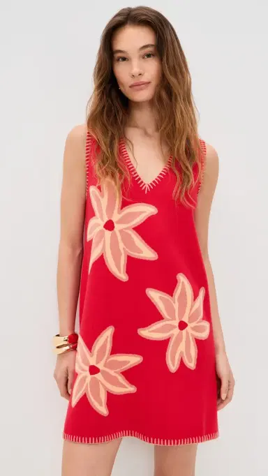 The Wolf Gang Aggie Mini Dress Rojo M | Thumbnail 2