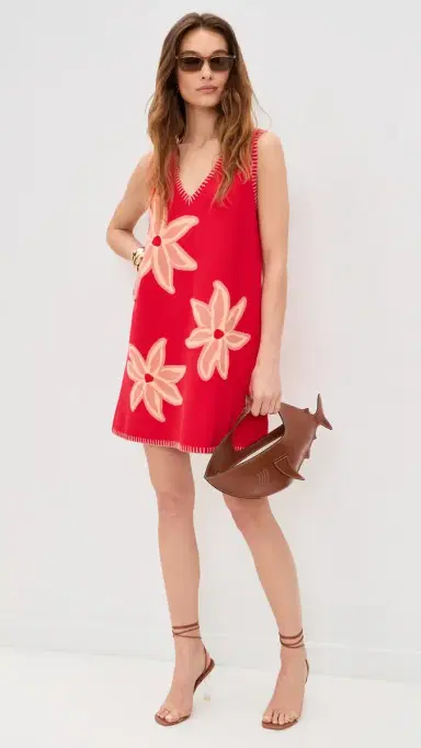 The Wolf Gang Aggie Mini Dress Rojo M | Thumbnail 5
