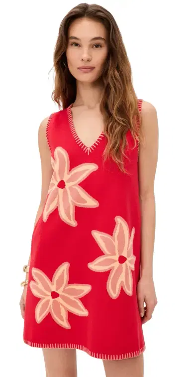 The Wolf Gang Aggie Mini Dress Rojo M | Thumbnail 1
