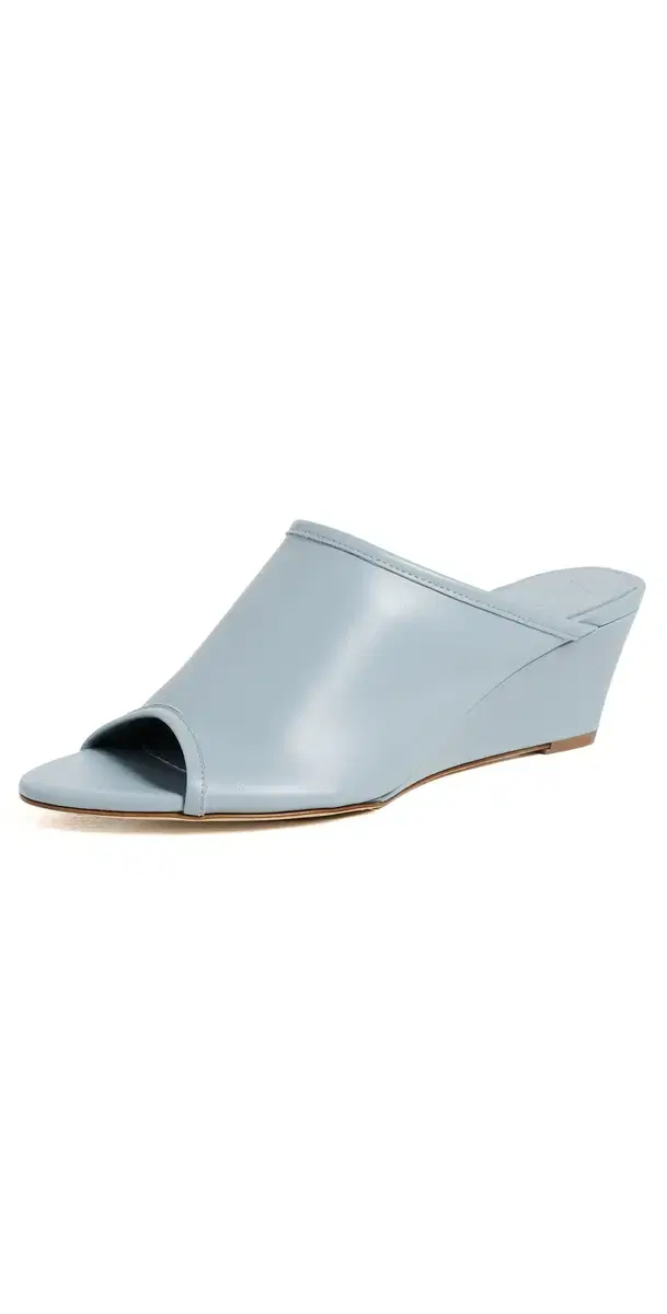 AEYDE Suzanne Nappa Leather Sandals Glass
