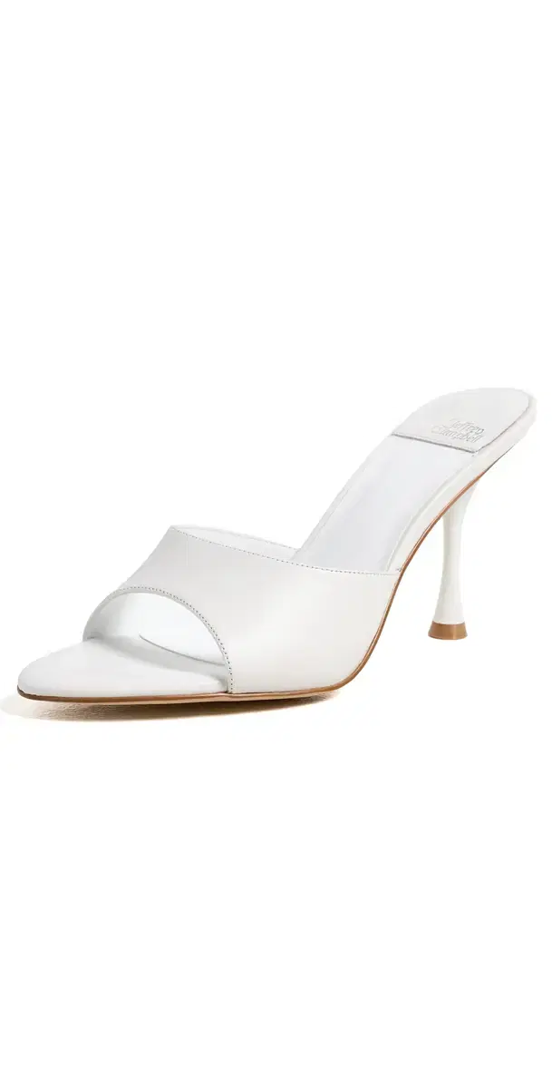 Jeffrey Campbell Agent Mules White