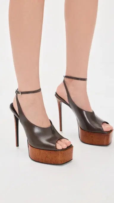The Attico Ornella Sandals 140m Brown | Thumbnail 4