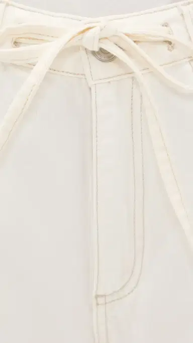 Seventy + Mochi Blake Jeans Herringbone Ecru | Thumbnail 6