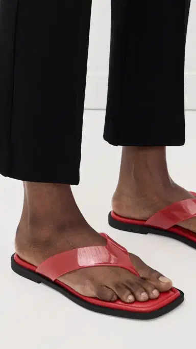 rag & bone Gracie Jelly Sandals Lava | Thumbnail 3 rag & bone Gracie Jelly Sandals Lava | Thumbnail 3