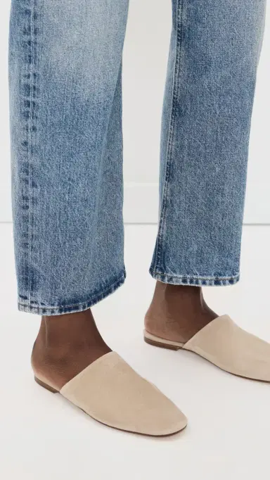 aeyde Rega Kid Suede Leather Mules Sand 36 | Thumbnail 3 aeyde Rega Kid Suede Leather Mules Sand 36 | Thumbnail 3