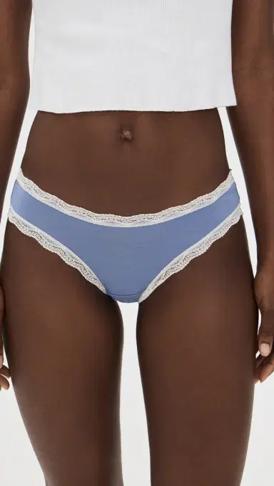 Stripe & Stare Original Knickers 4 Pack Denim Blues | Thumbnail 3