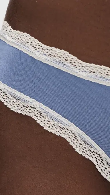 Stripe & Stare Original Knickers 4 Pack Denim Blues | Thumbnail 5