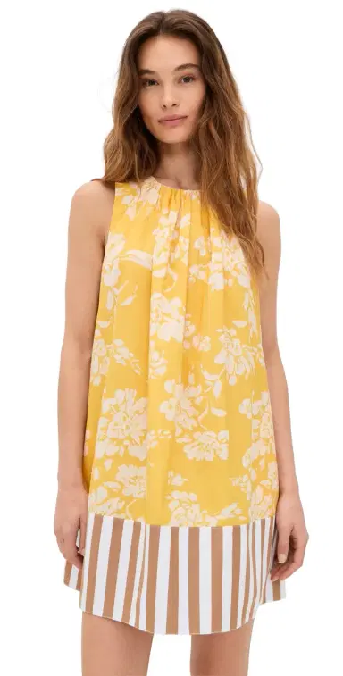 TANYA TAYLOR Hallie Dress Buttercup Multi | Thumbnail 1 TANYA TAYLOR Hallie Dress Buttercup Multi | Thumbnail 1