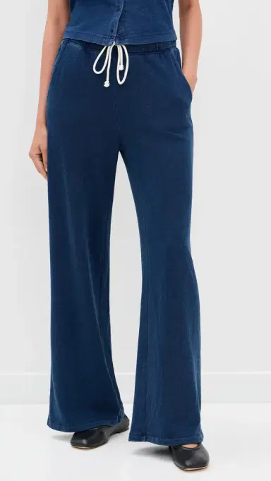 Z Supply Hunter Knit Denim Pants Indigo S | Thumbnail 2