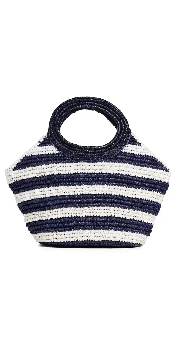 BTB Los Angeles Knot Tote Navy / White One Size