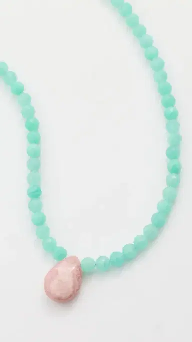 JIA JIA Amazonite Raindrop Necklace | Thumbnail 2