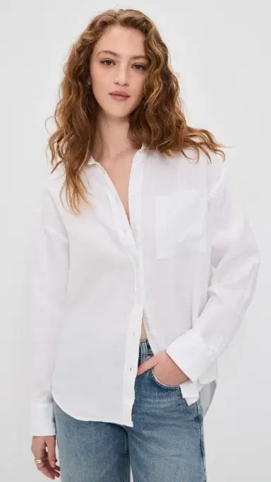 Faherty Laguna Linen Relaxed Shirt White | Thumbnail 2