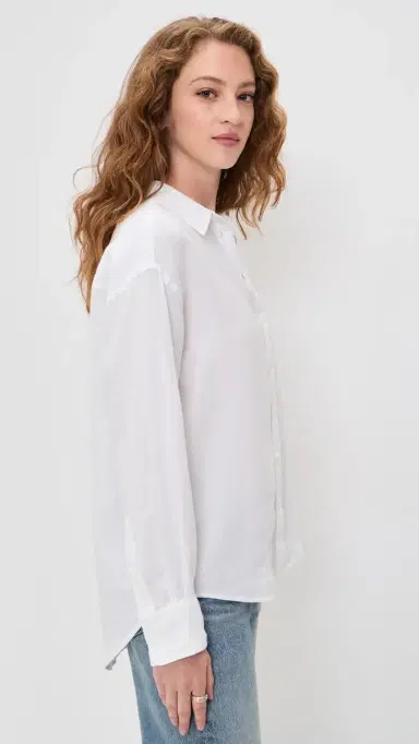 Faherty Laguna Linen Relaxed Shirt White | Thumbnail 4