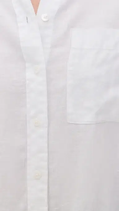 Faherty Laguna Linen Relaxed Shirt White | Thumbnail 6