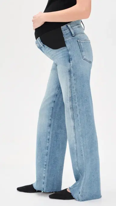 PAIGE Anessa Maternity with Twisted Outseam Jeans Explorer | Thumbnail 4 PAIGE Anessa Maternity with Twisted Outseam Jeans Explorer | Thumbnail 4