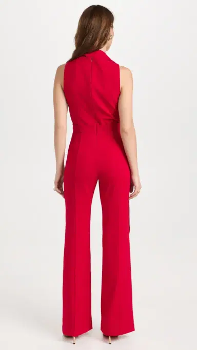 Black Halo Enola Jumpsuit Scarlet | Thumbnail 3 Black Halo Enola Jumpsuit Scarlet | Thumbnail 3