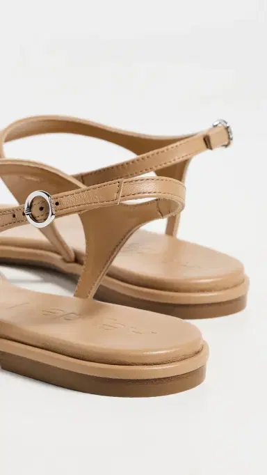 aeyde Raine Nappa Leather Sandals Hazelnut 37 | Thumbnail 4