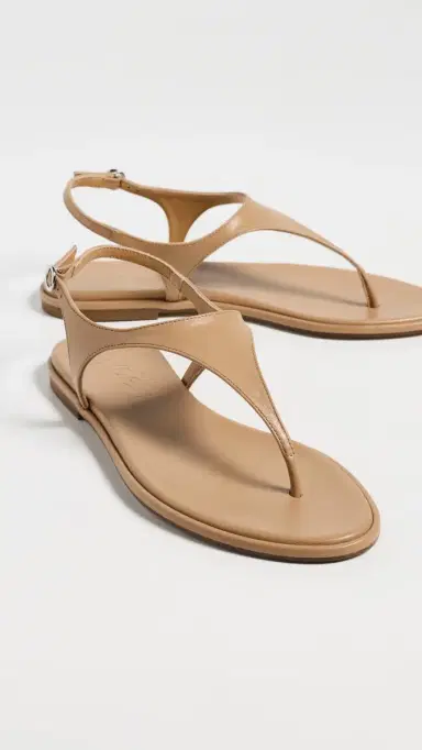 aeyde Raine Nappa Leather Sandals Hazelnut 37 | Thumbnail 5