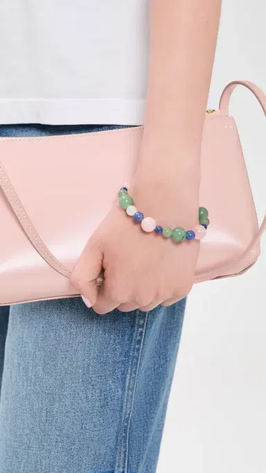 JIA JIA Rose Quartz Aventurine Orbit Bracelet Blue/Green/Pink | Thumbnail 3 JIA JIA Rose Quartz Aventurine Orbit Bracelet Blue/Green/Pink | Thumbnail 3