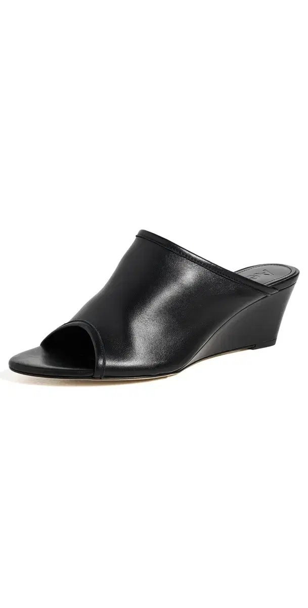 AEYDE Suzanne Nappa Leather Sandals Black