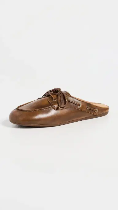 Sperry Slimboat Mules Brown | Thumbnail 2