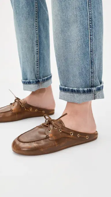 Sperry Slimboat Mules Brown | Thumbnail 3