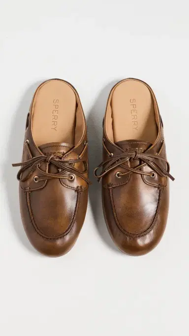 Sperry Slimboat Mules Brown | Thumbnail 5
