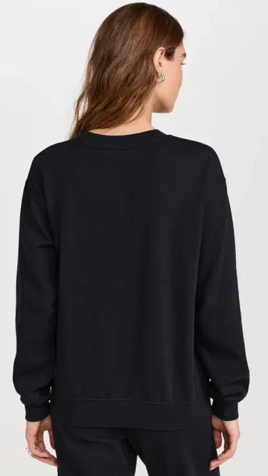 Z Supply Boyfriend Sweatshirt Black S | Thumbnail 3
