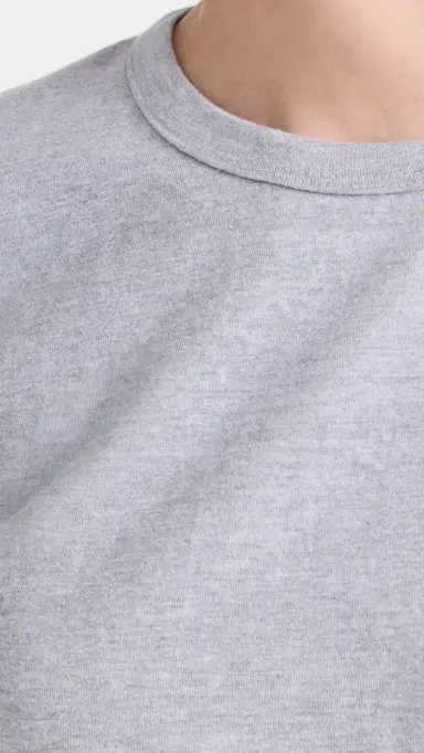 LESET The Margo Tee Heather Grey L | Thumbnail 6