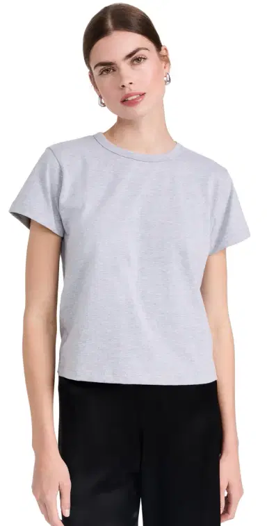 LESET The Margo Tee Heather Grey L | Thumbnail 1