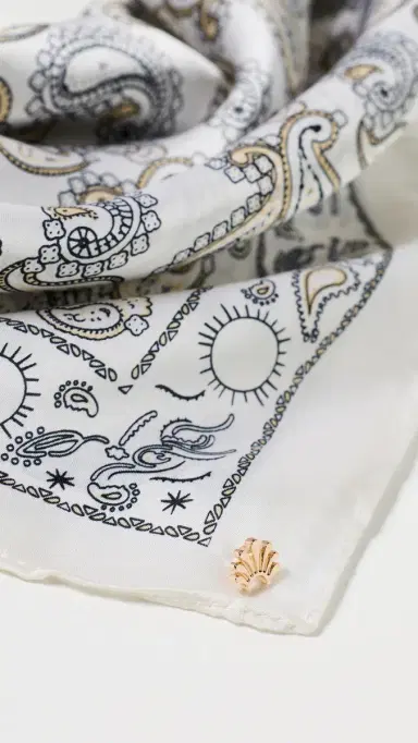 Lele Sadoughi Paisley Square Scarf | Thumbnail 5 Lele Sadoughi Paisley Square Scarf | Thumbnail 5