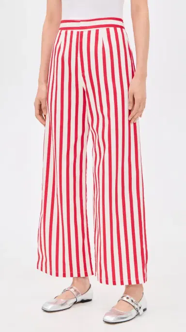 Never Fully Dressed Red Stripe Mara Trousers | Thumbnail 2 Never Fully Dressed Red Stripe Mara Trousers | Thumbnail 2