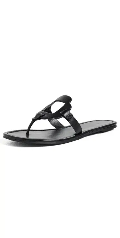 Larroudé Margherita Sandals Black Leather 5 | Thumbnail 1