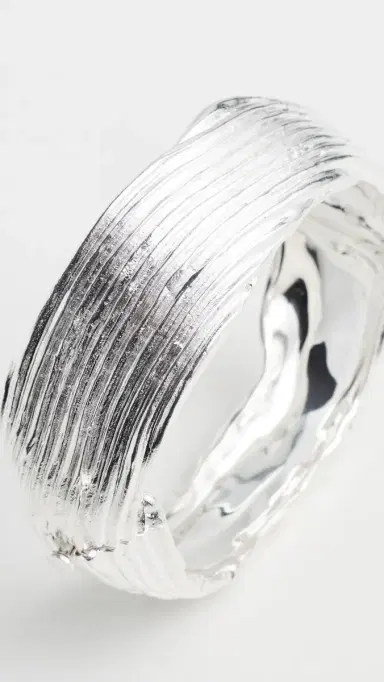 Completedworks Silver Plated Bangle Silver One Size | Thumbnail 4 Completedworks Silver Plated Bangle Silver One Size | Thumbnail 4
