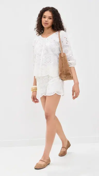 Marea Sophie Top White Eyelet S | Thumbnail 5