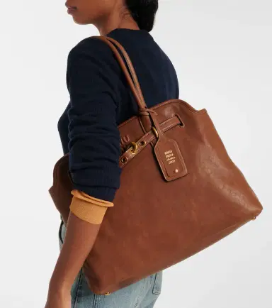 Miu Miu Aventure Medium leather tote bag | Thumbnail 6 Miu Miu Aventure Medium leather tote bag | Thumbnail 6