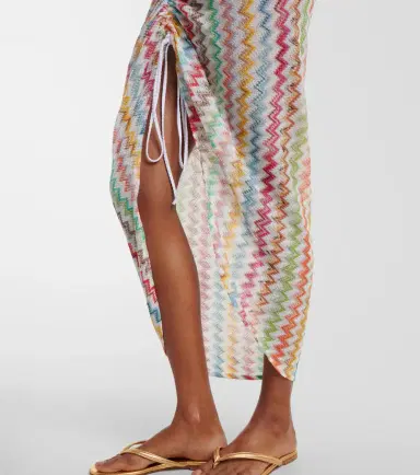 Missoni Zigzag asymmetric midi skirt | Thumbnail 3 Missoni Zigzag asymmetric midi skirt | Thumbnail 3