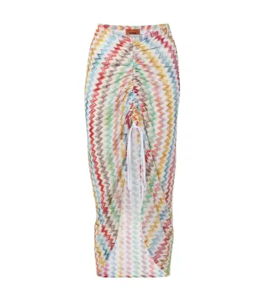 Missoni Zigzag asymmetric midi skirt | Thumbnail 1 Missoni Zigzag asymmetric midi skirt | Thumbnail 1